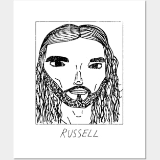 Badly Drawn Russell Brand Posters and Art